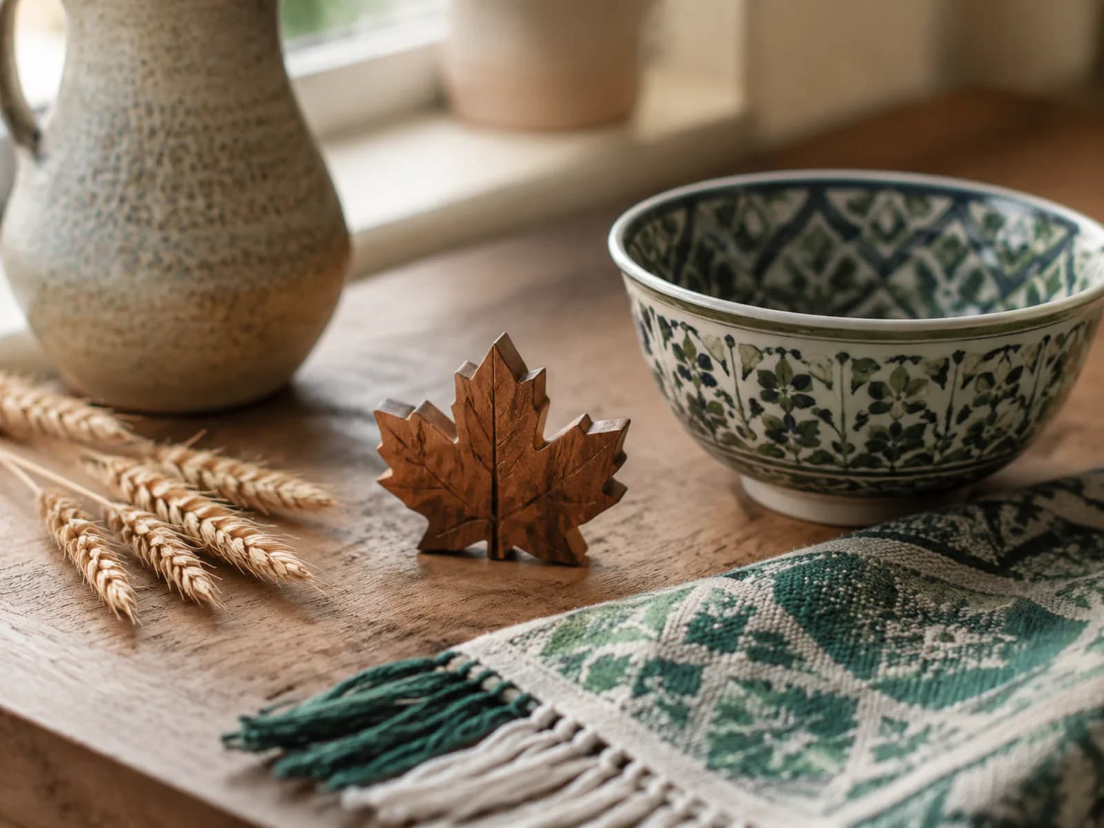 Still life representing cultural connections between Pakistan and Canada.